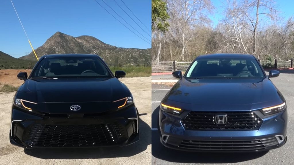 2025 Toyota Camry XSE vs. 2024 Honda Accord Touring: Detailed Comparison