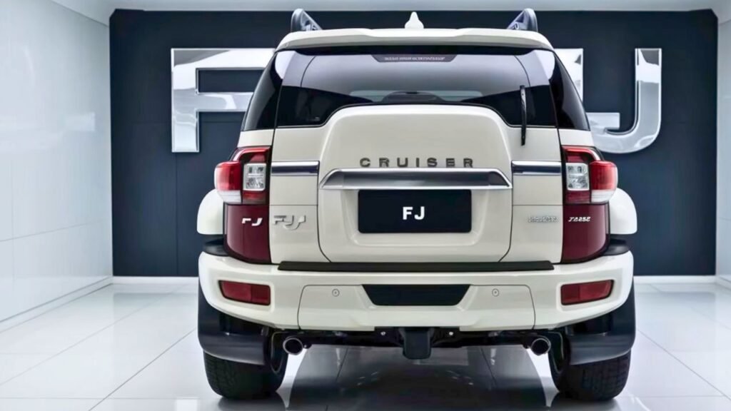 2026 Toyota FJ Cruiser Rear View Design