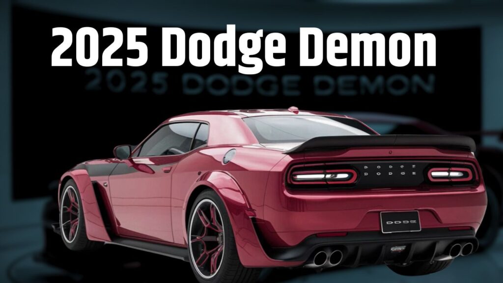 A Closer Look at the 2025 Dodge Demon